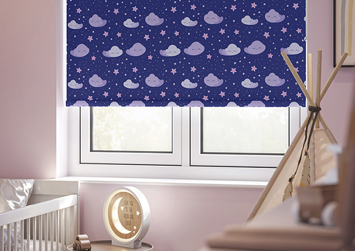 Starry Night, Purple Dream - Roller Blind - Image 5